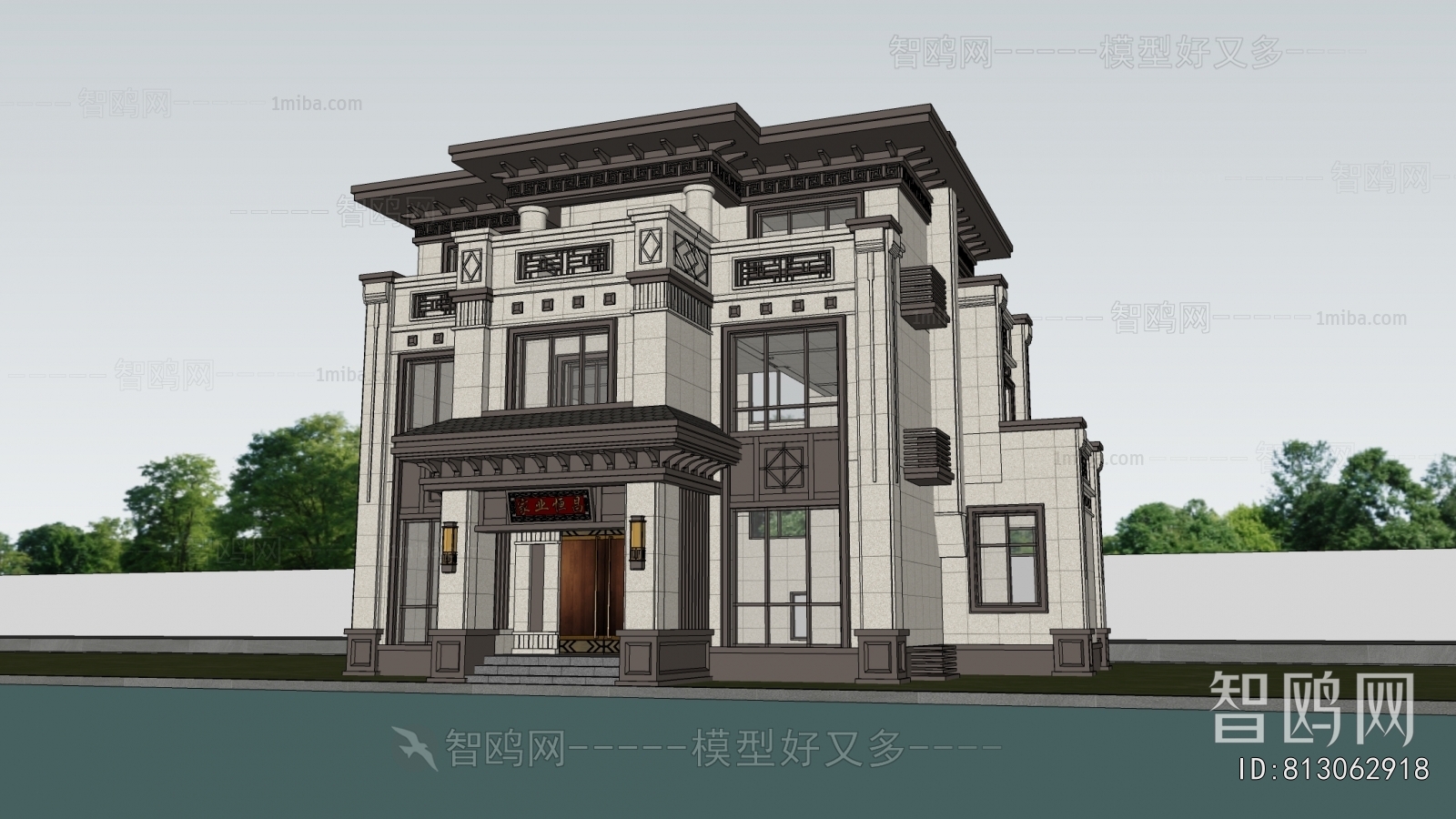 New Chinese Style Detached Villa