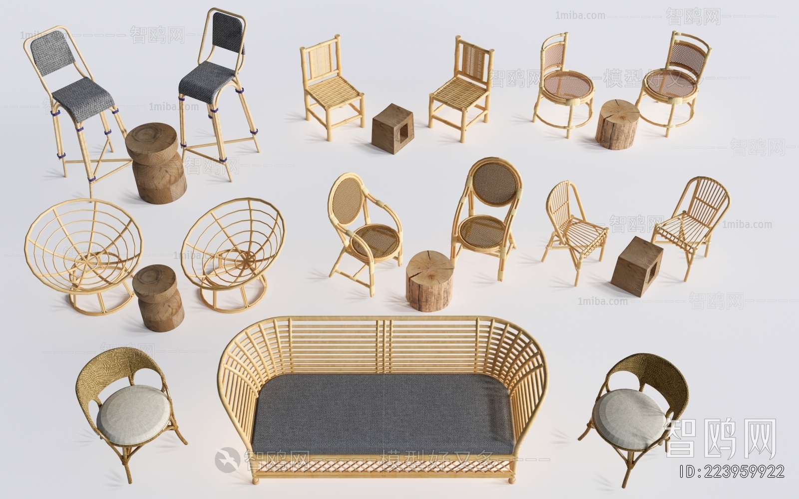 New Chinese Style Lounge Chair