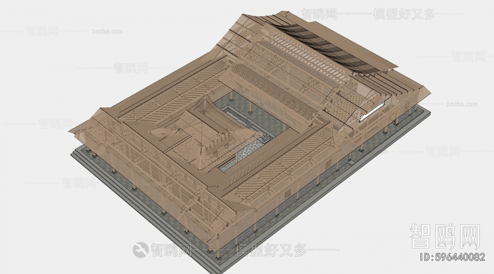 Chinese Style Ancient Architectural Buildings