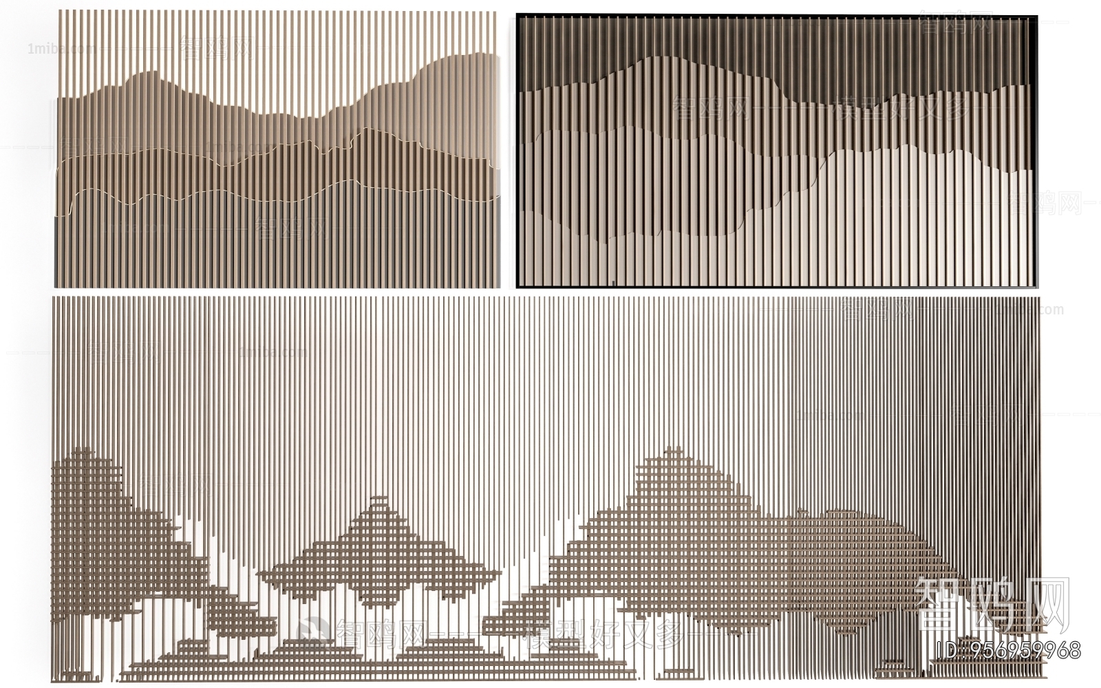 New Chinese Style TV Wall