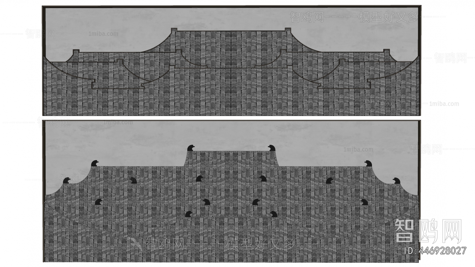 New Chinese Style TV Wall