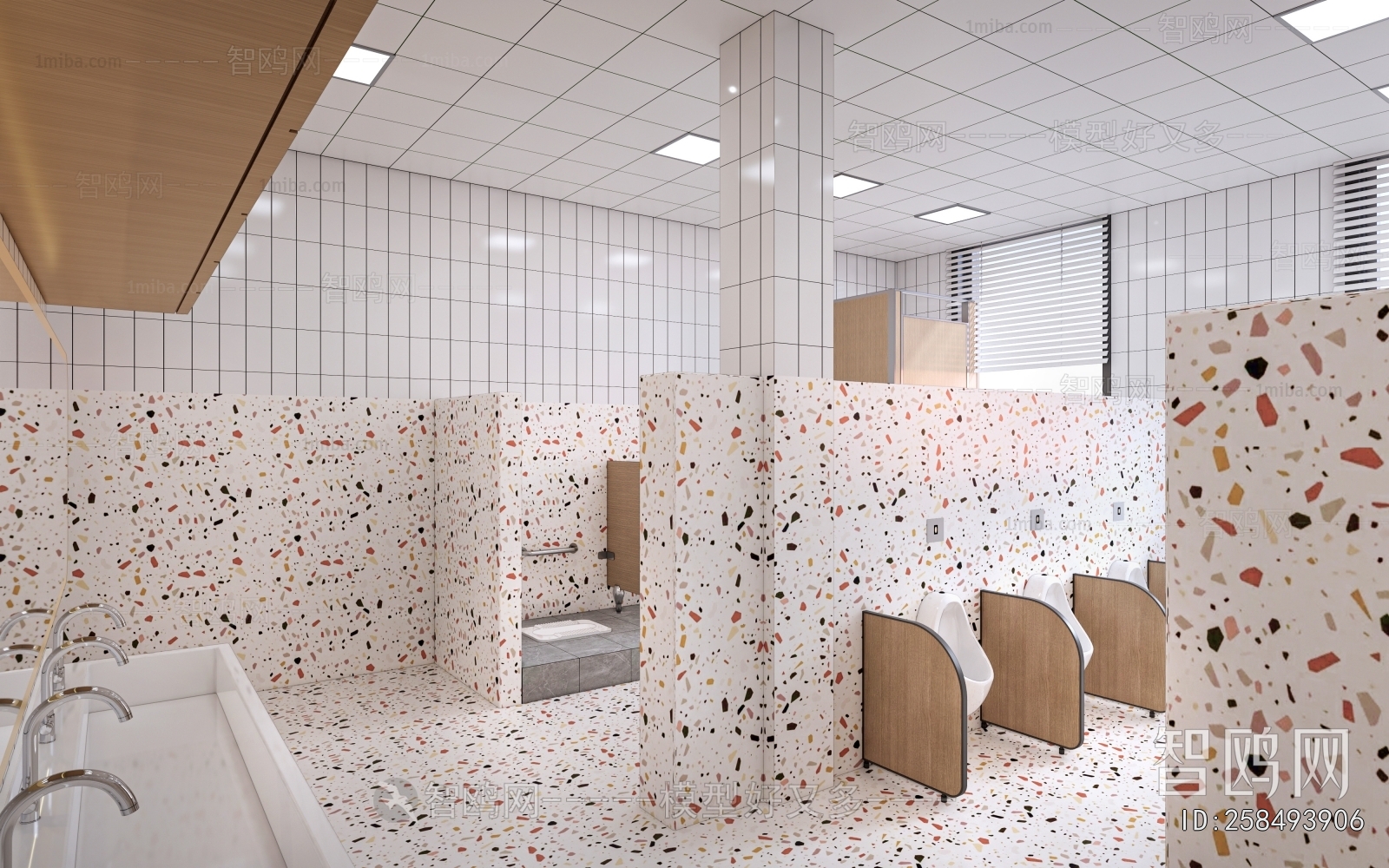 Modern Children's Restroom