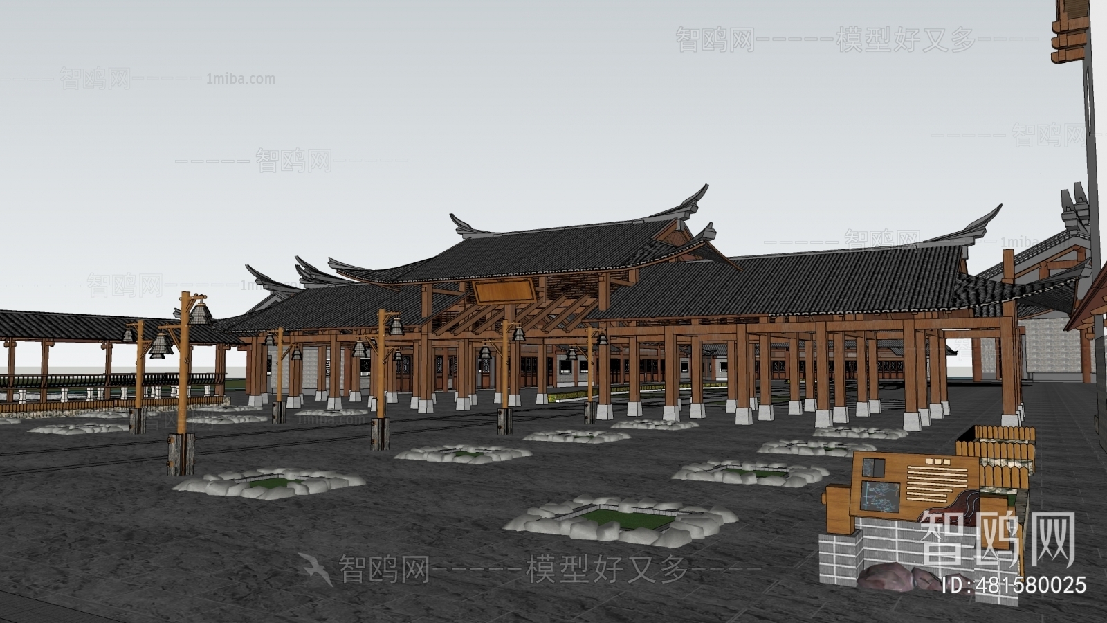 Chinese Style Gallery Frame