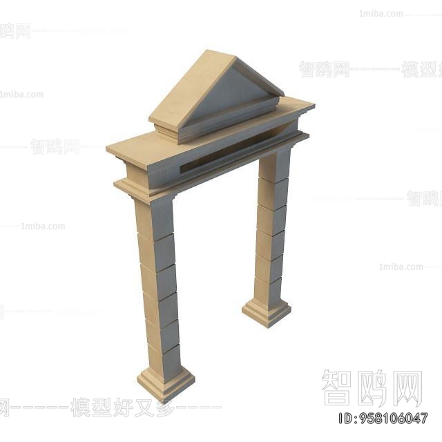 Simple European Style Door