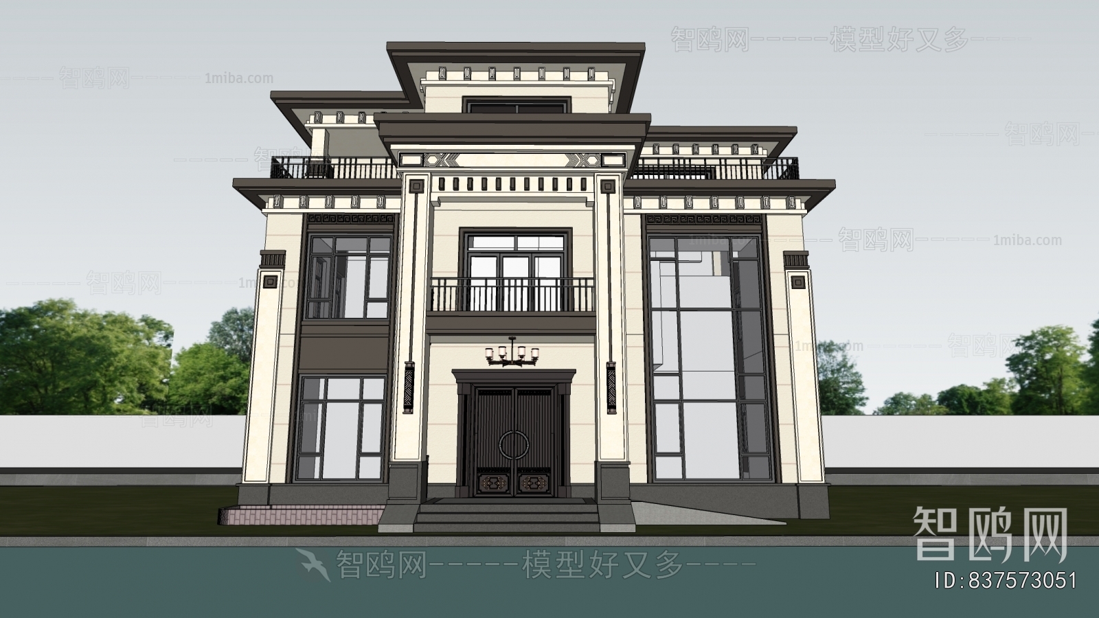 New Chinese Style Detached Villa