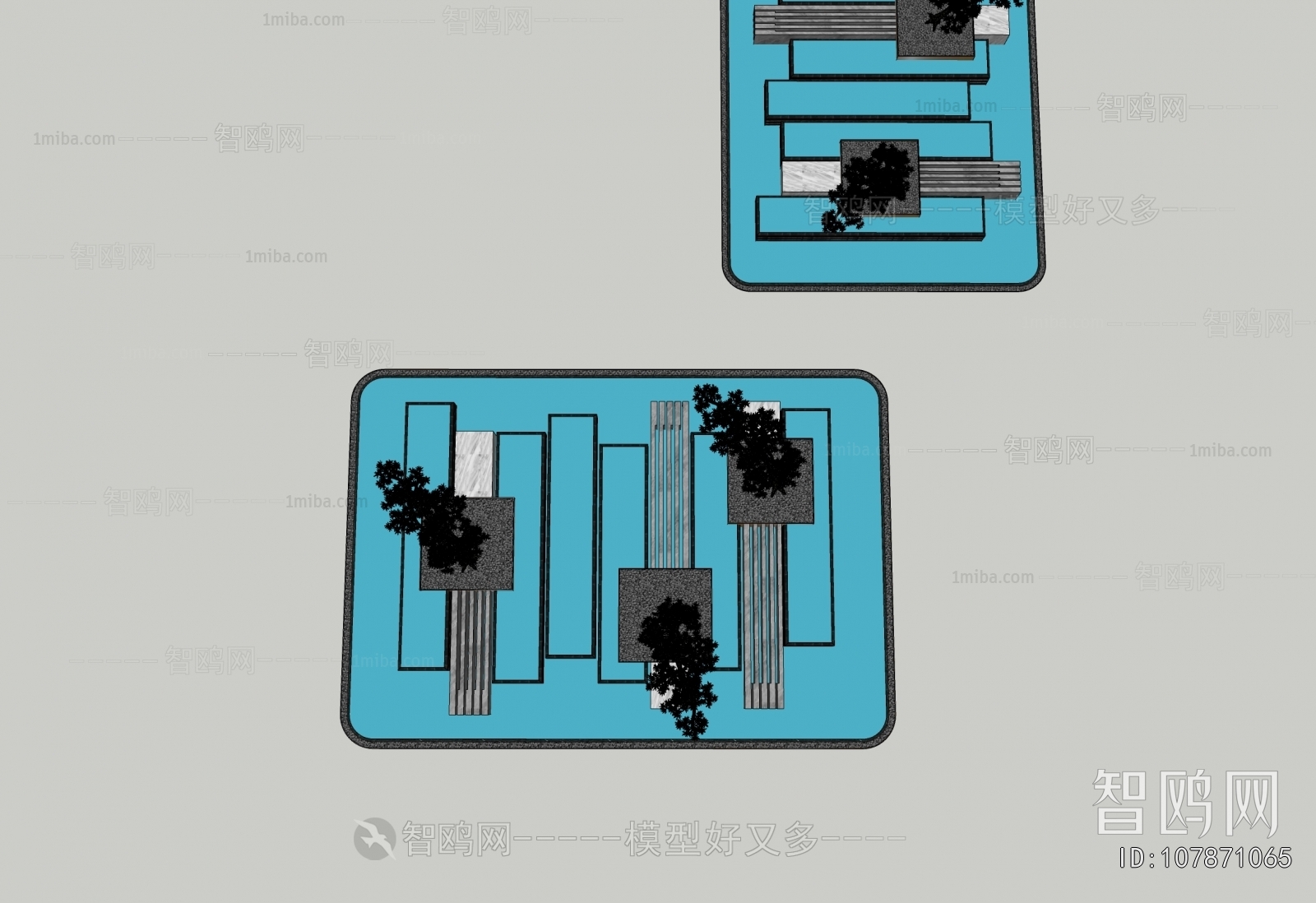 Modern Rockery Waterscape
