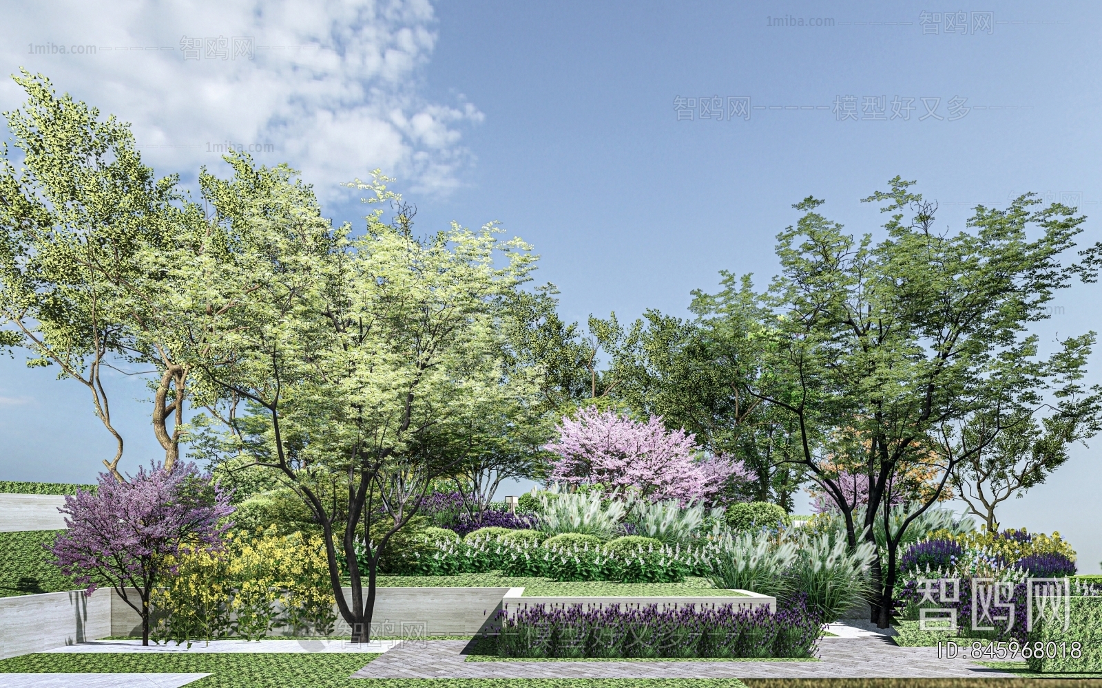 Modern Park Landscape