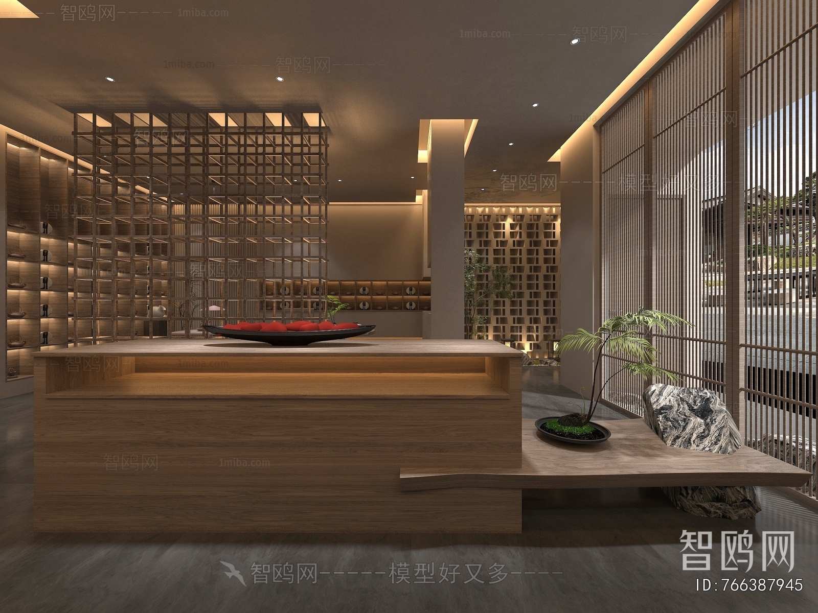 New Chinese Style Teahouse Tea House