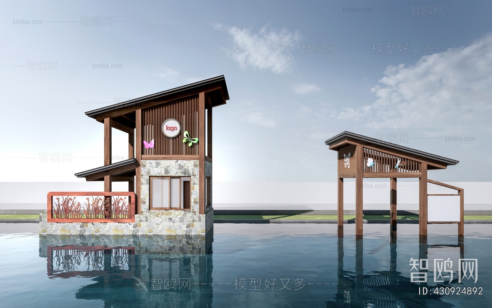 New Chinese Style Facade Element