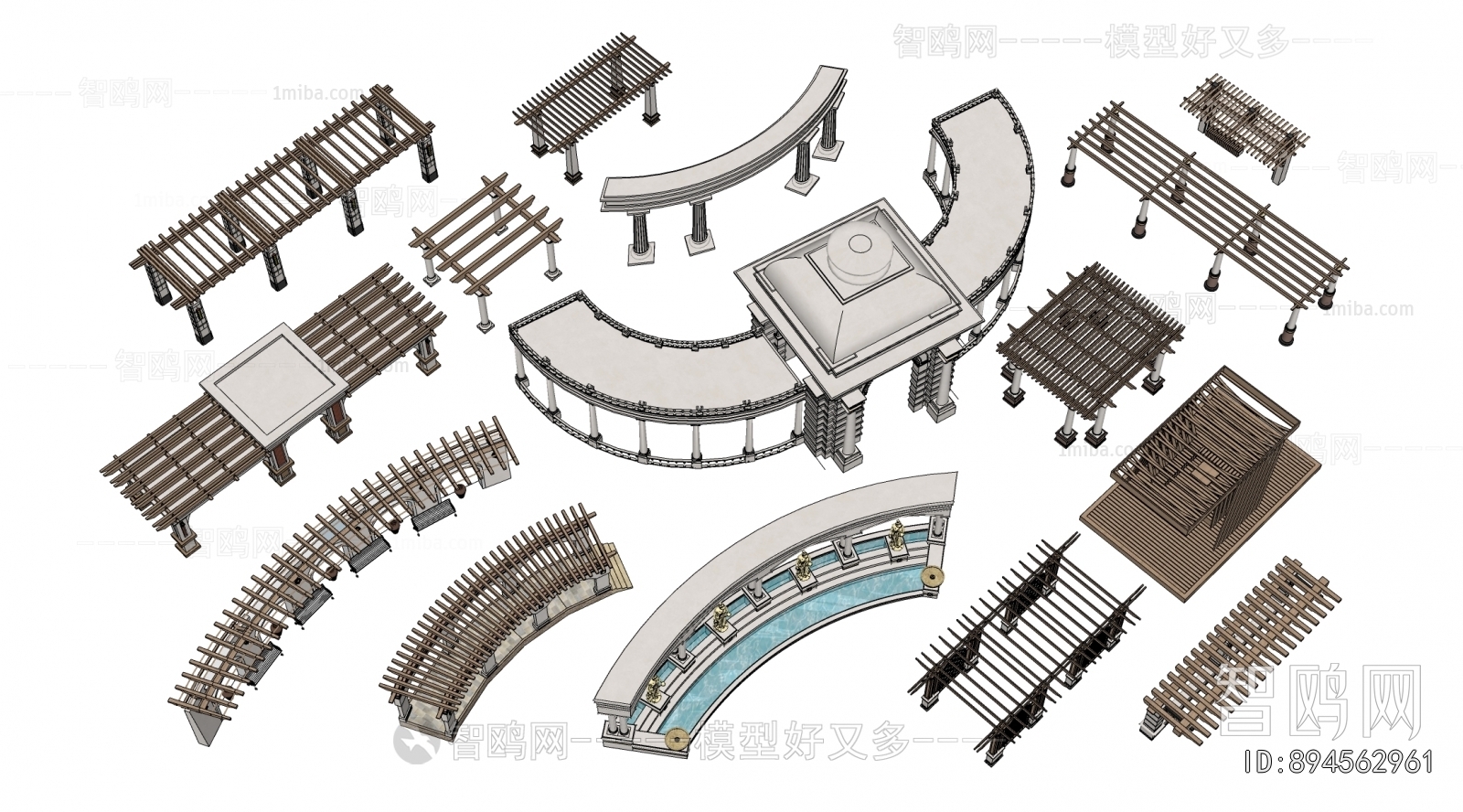 New Chinese Style Gallery Frame