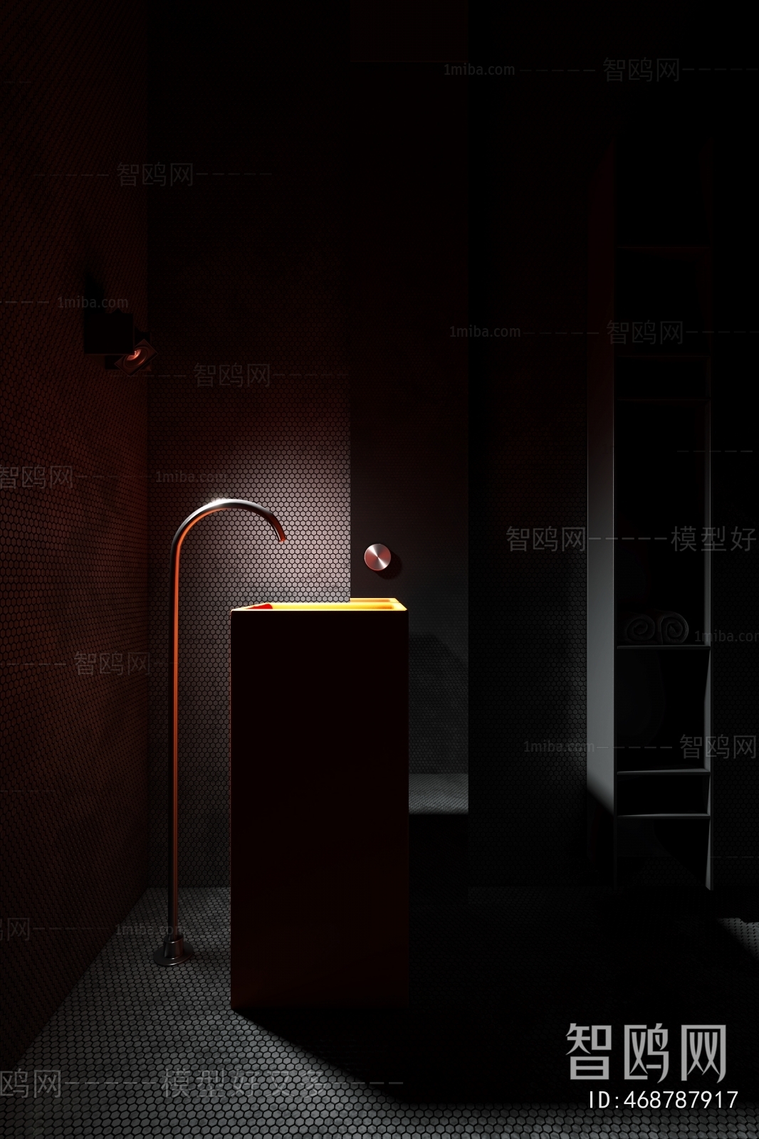 Industrial Style Public Toilet