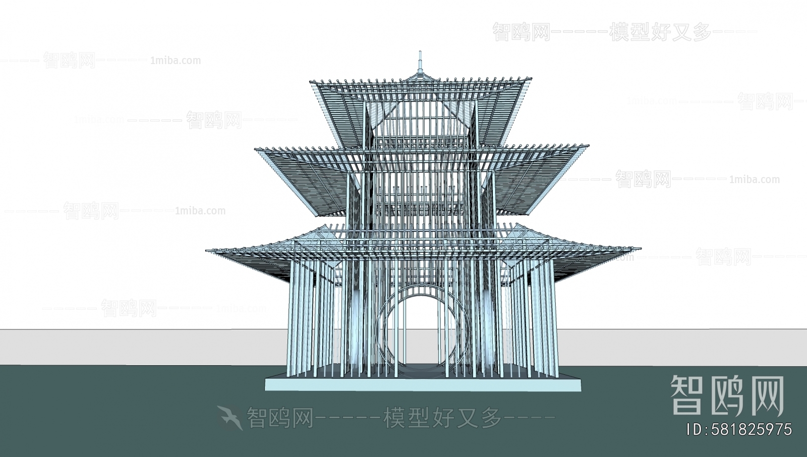 New Chinese Style Tower