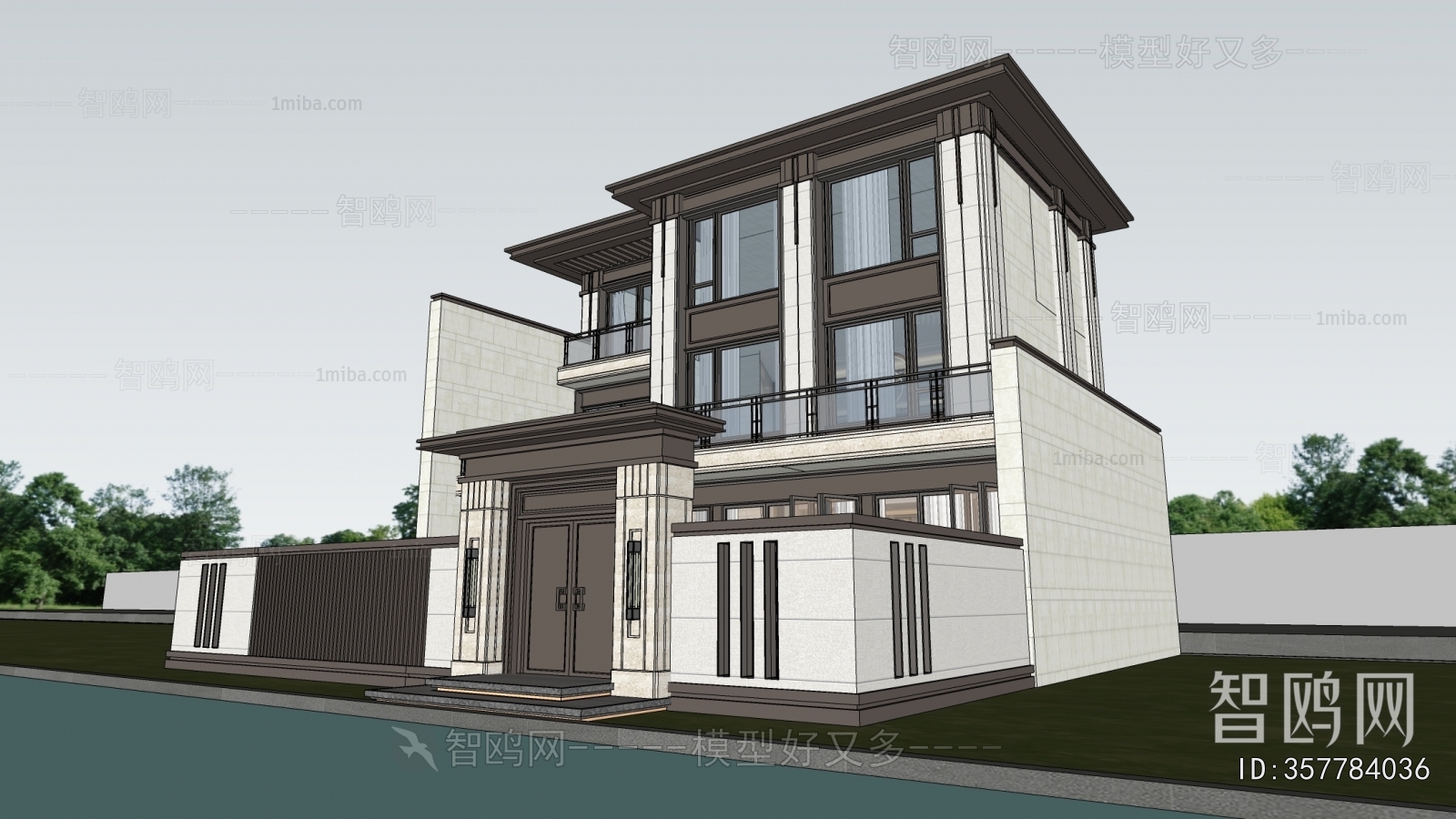 New Chinese Style Detached Villa
