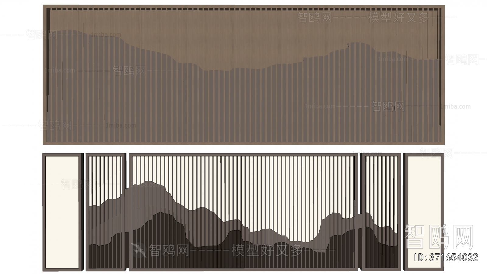 New Chinese Style TV Wall