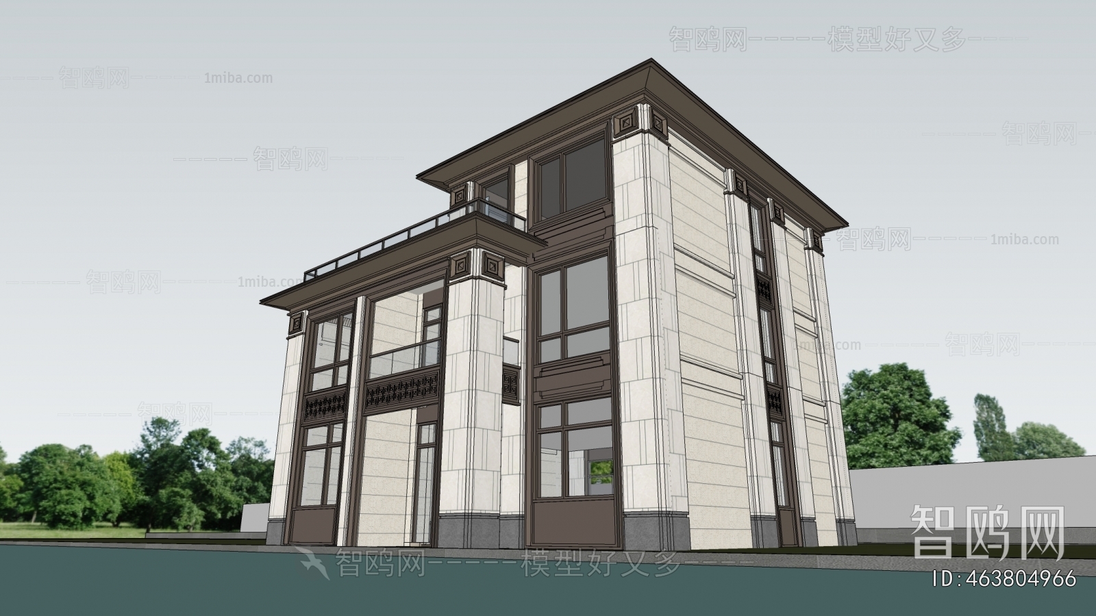 New Chinese Style Detached Villa