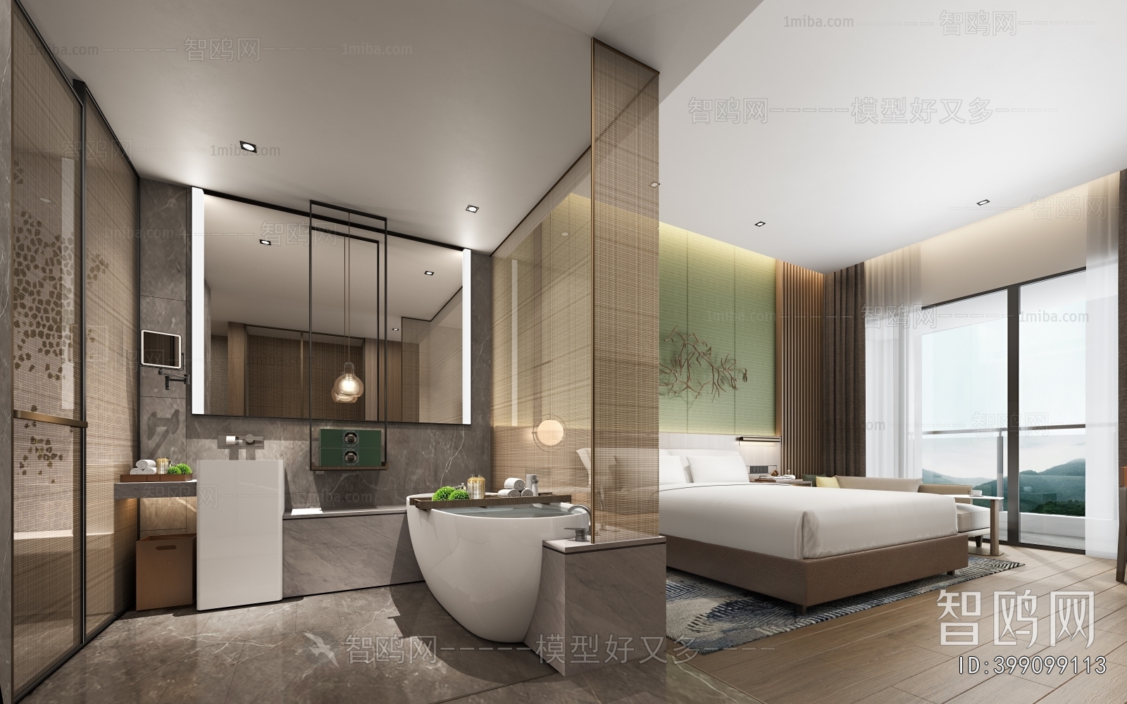 New Chinese Style Guest Room