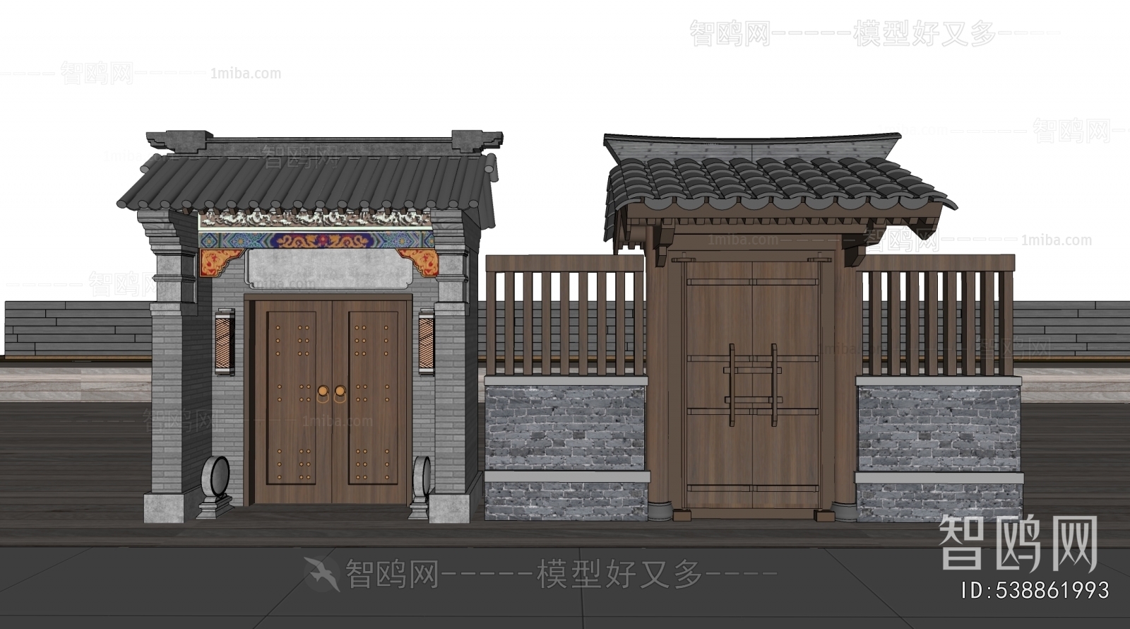 New Chinese Style Facade Element