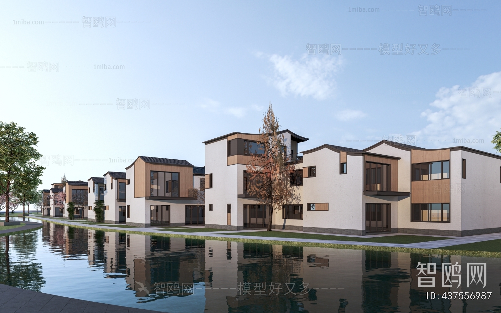 New Chinese Style Townhouse