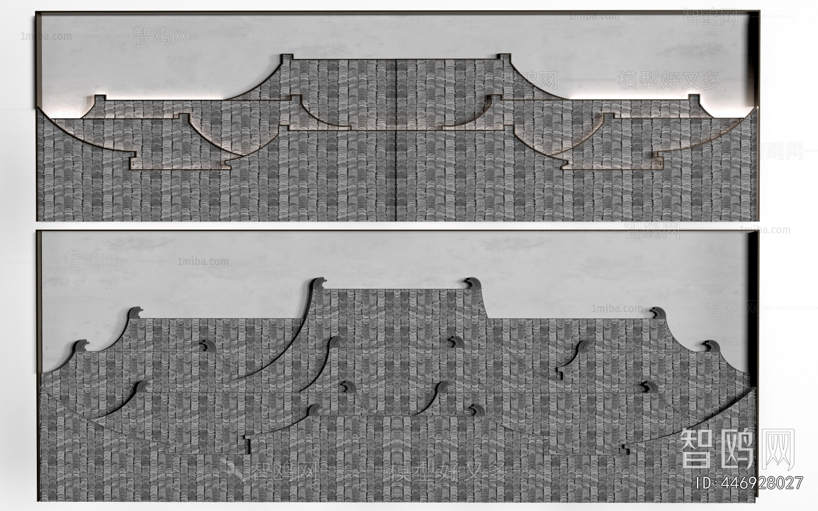 New Chinese Style TV Wall