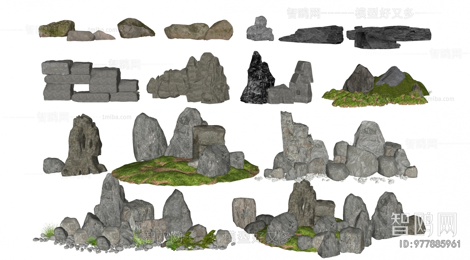 Modern Rockery Waterscape