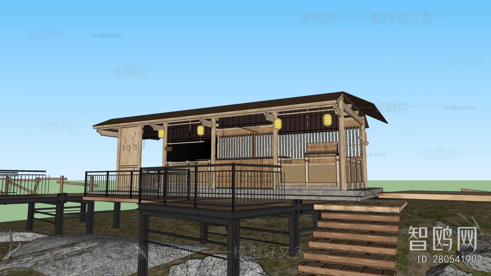 New Chinese Style Building Appearance