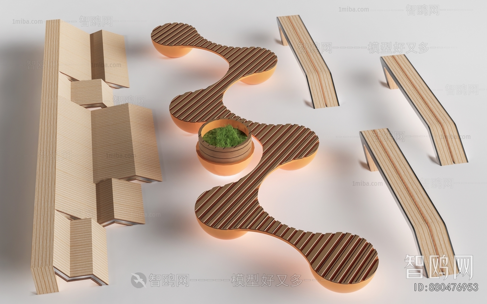 Modern Communal Chair