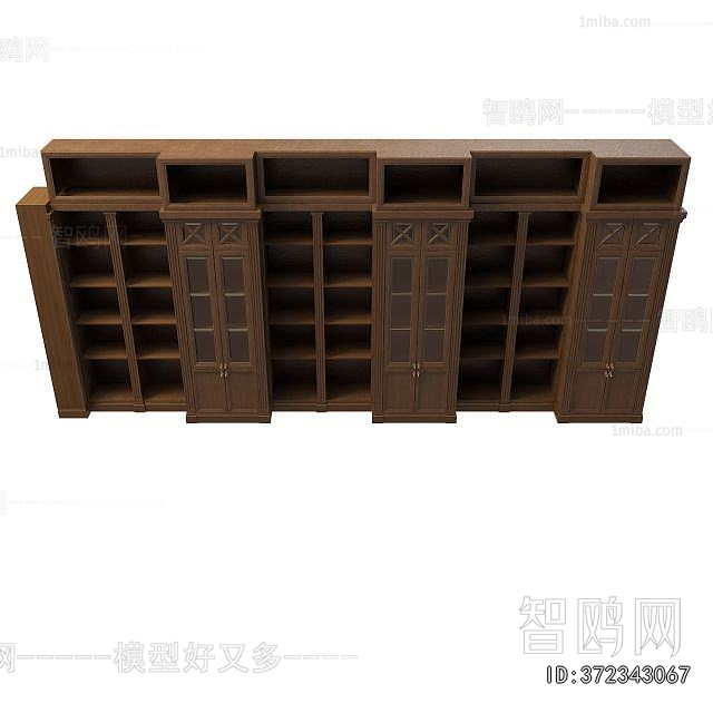 Simple European Style Bookcase