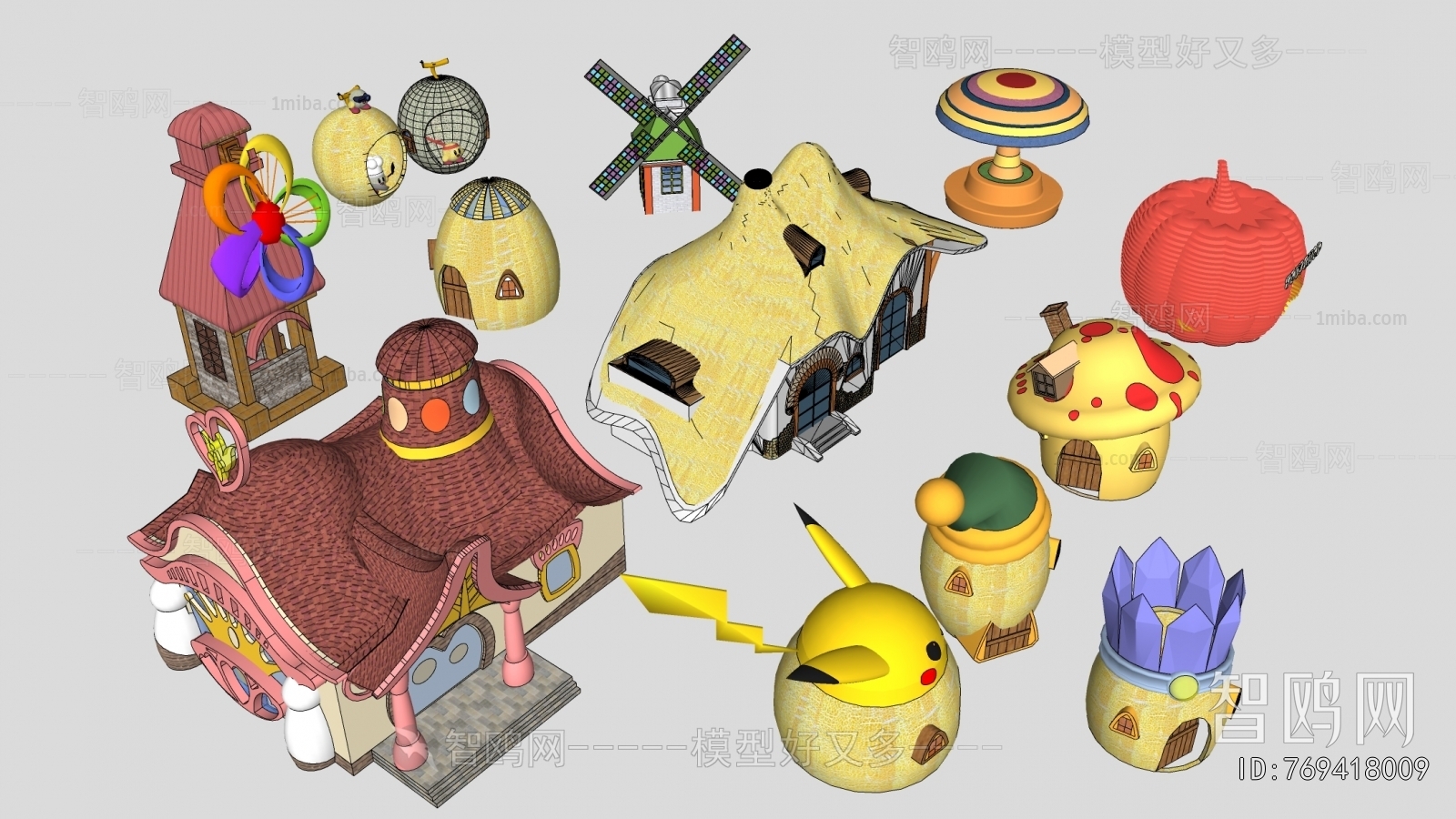 Modern Cartoon House