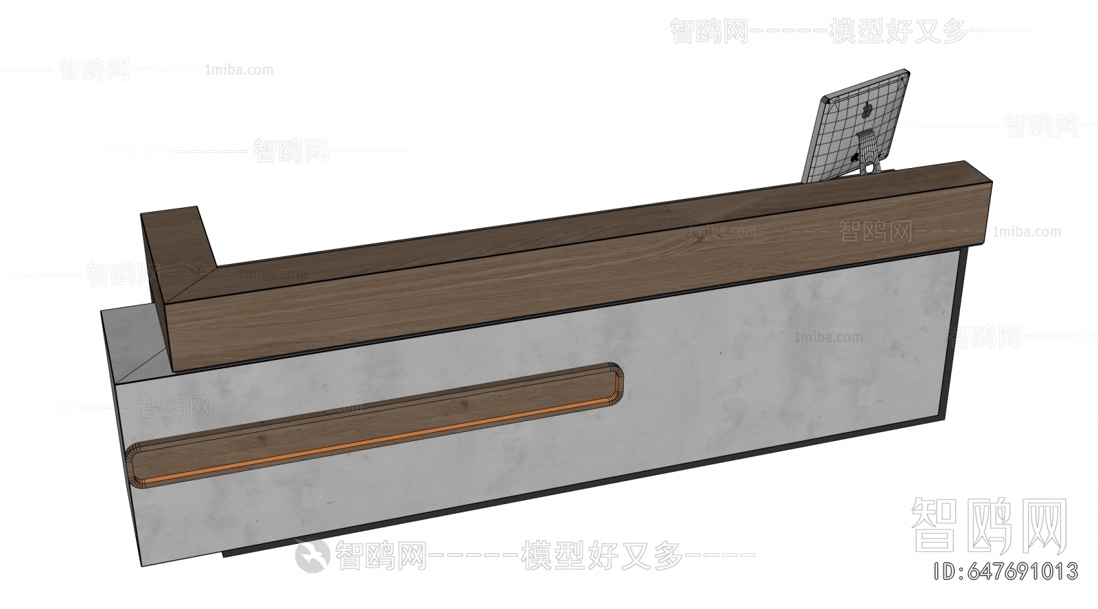 New Chinese Style Reception Desk