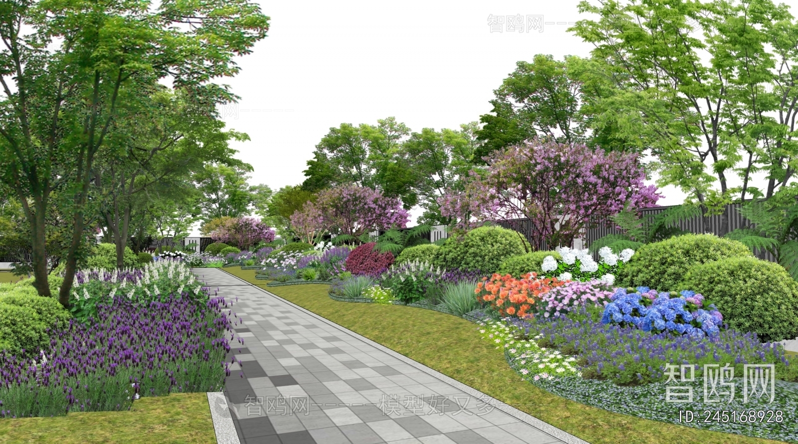 Modern Park Landscape