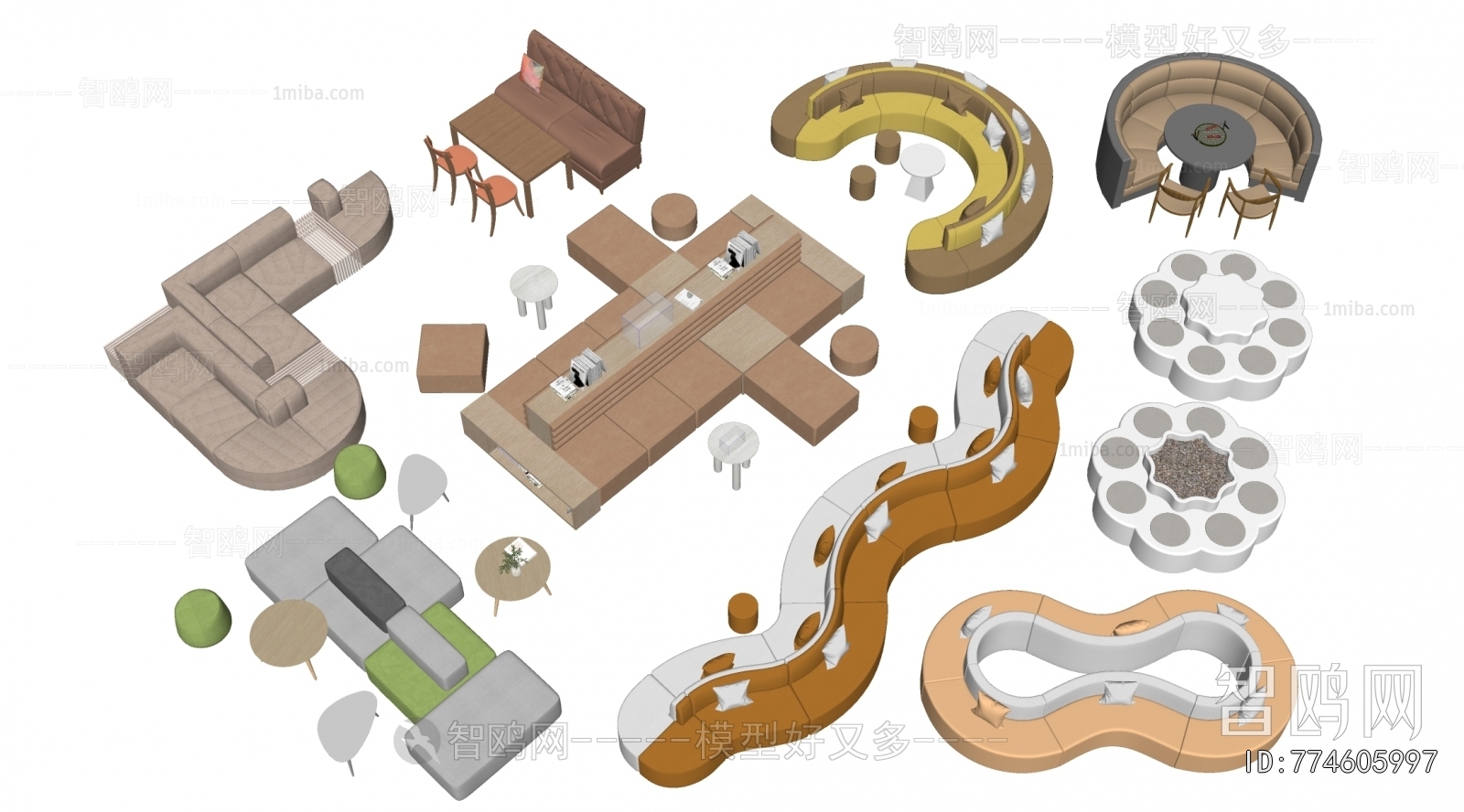 Modern Card Seat Sofa