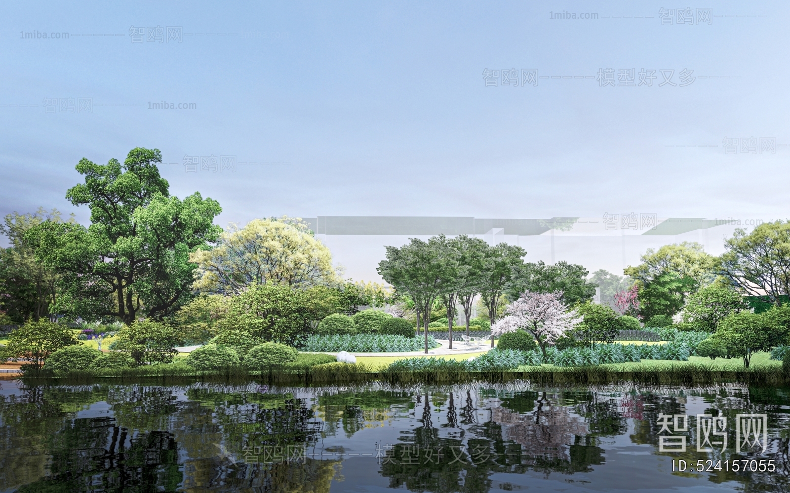 Modern Park Landscape