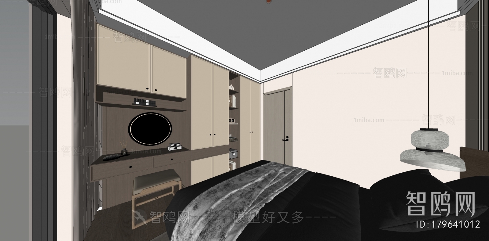 New Chinese Style Bedroom