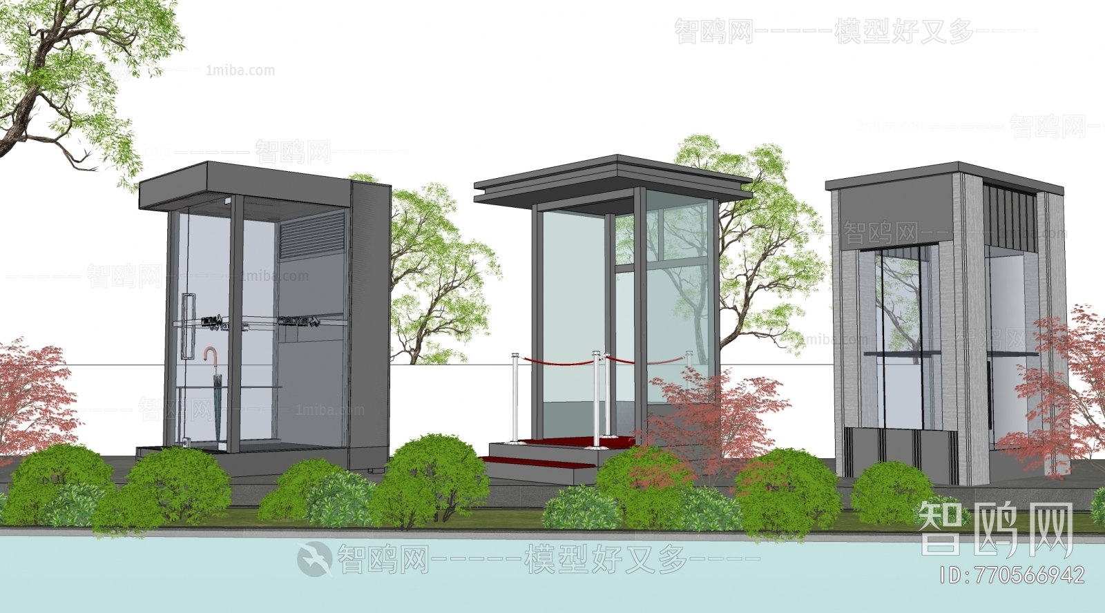 Modern Security Booth