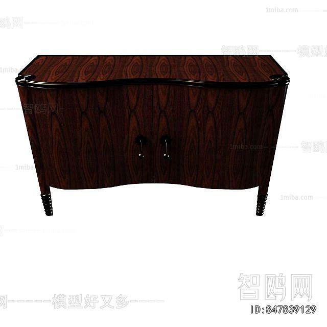 Simple European Style Side Cabinet