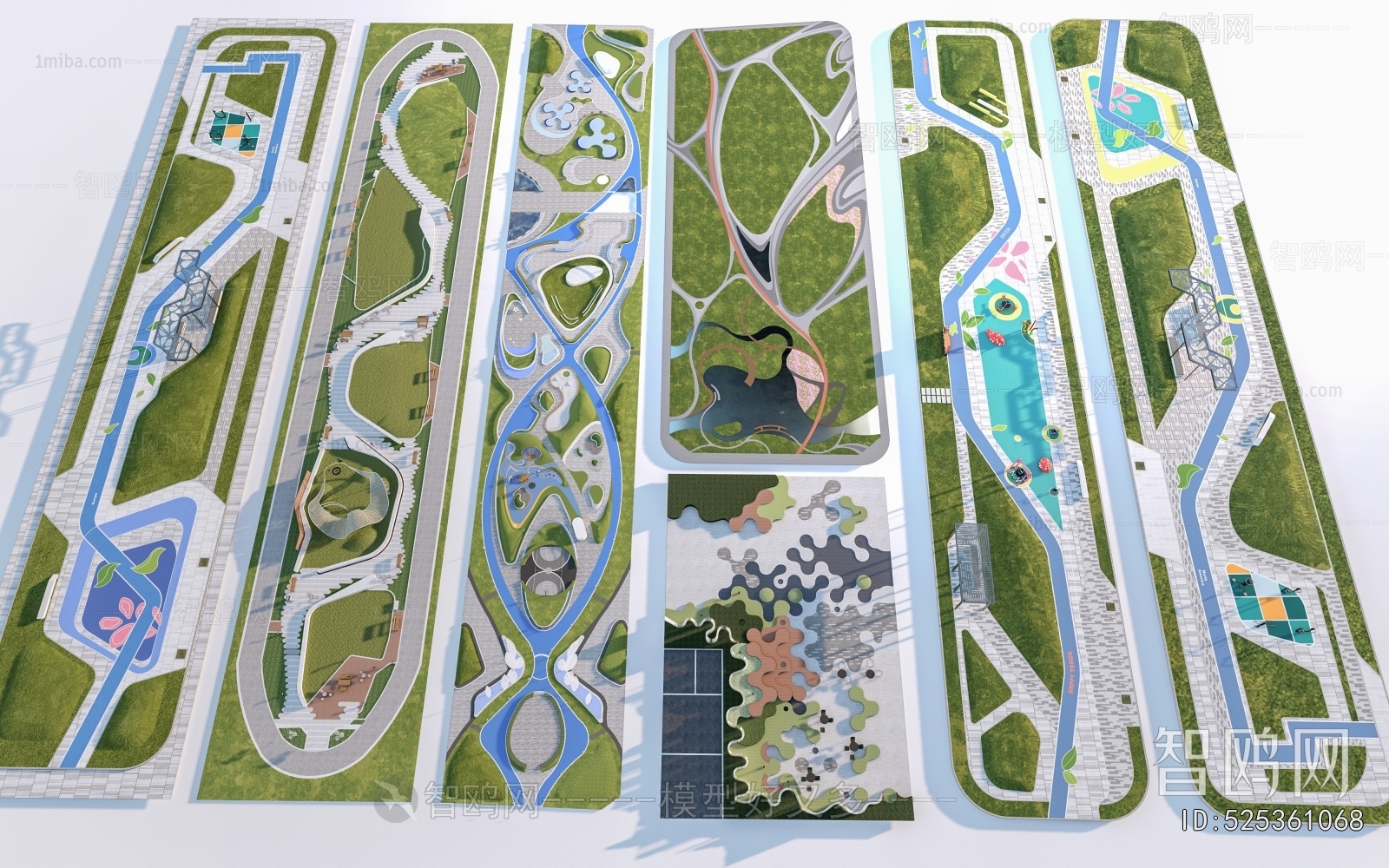 Modern Park Landscape