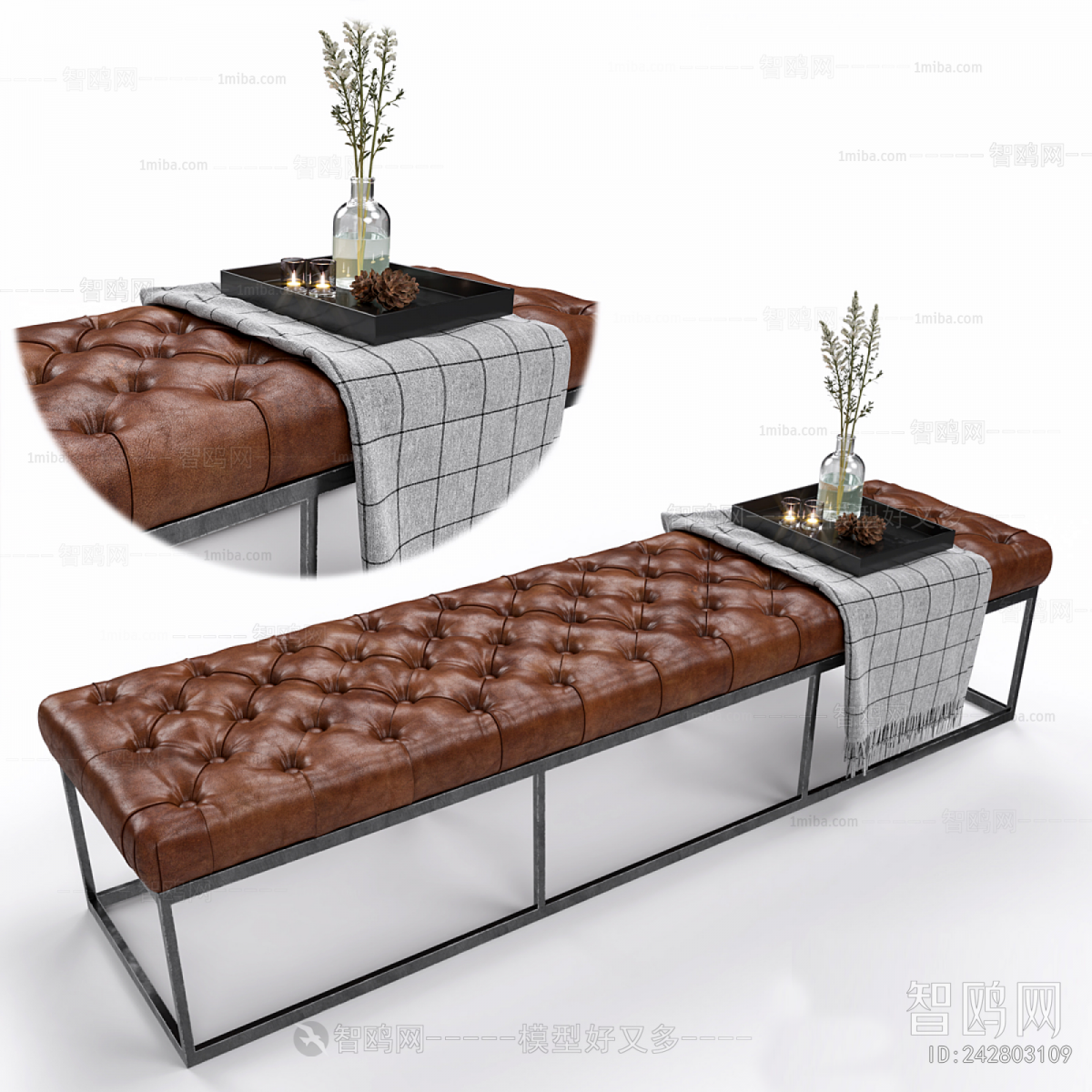American Style Sofa Stool