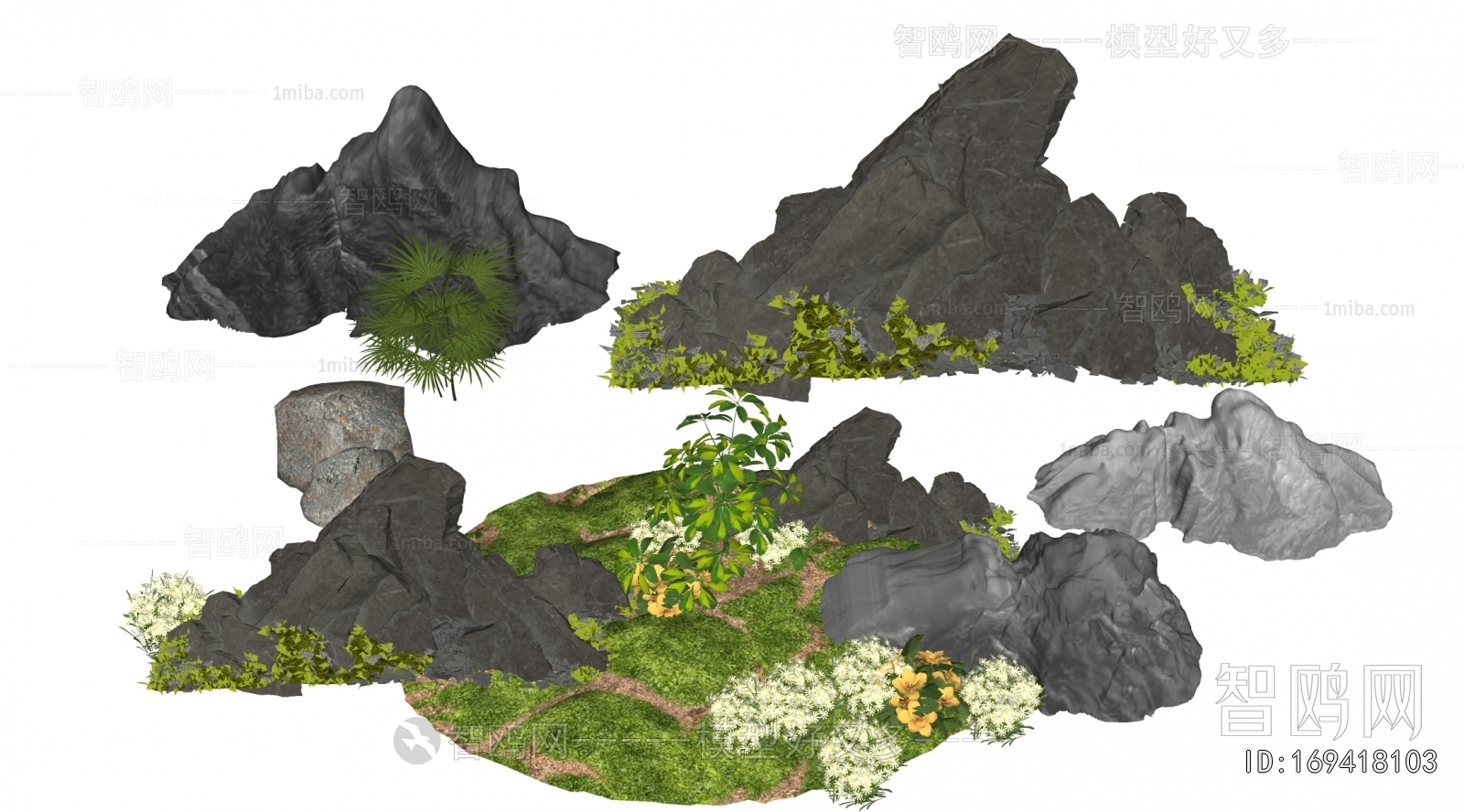 Modern Rockery Waterscape