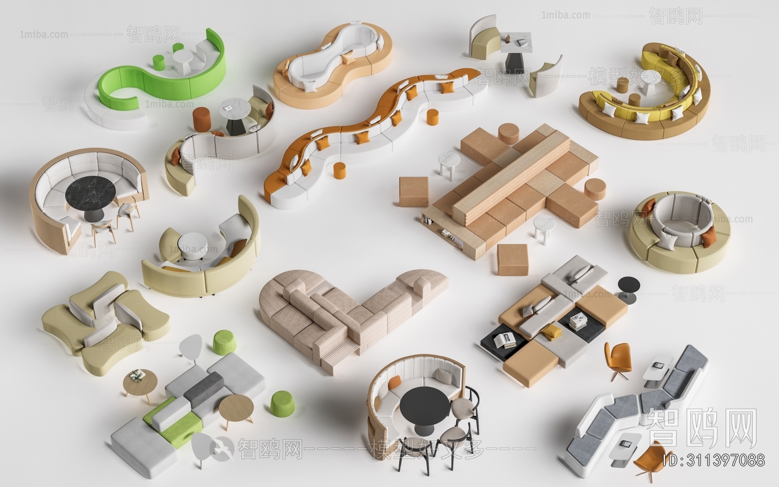 Modern Card Seat Sofa