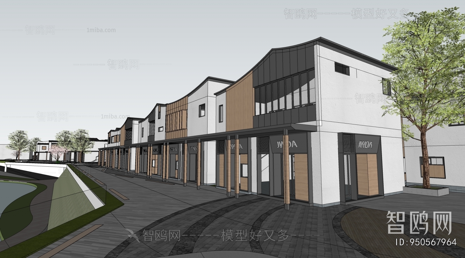 New Chinese Style Commercial Street