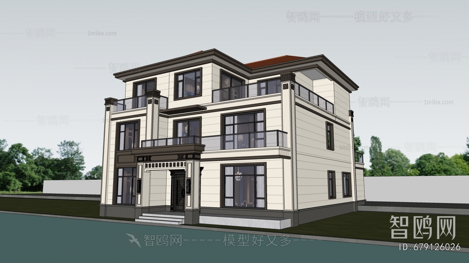 New Chinese Style Detached Villa