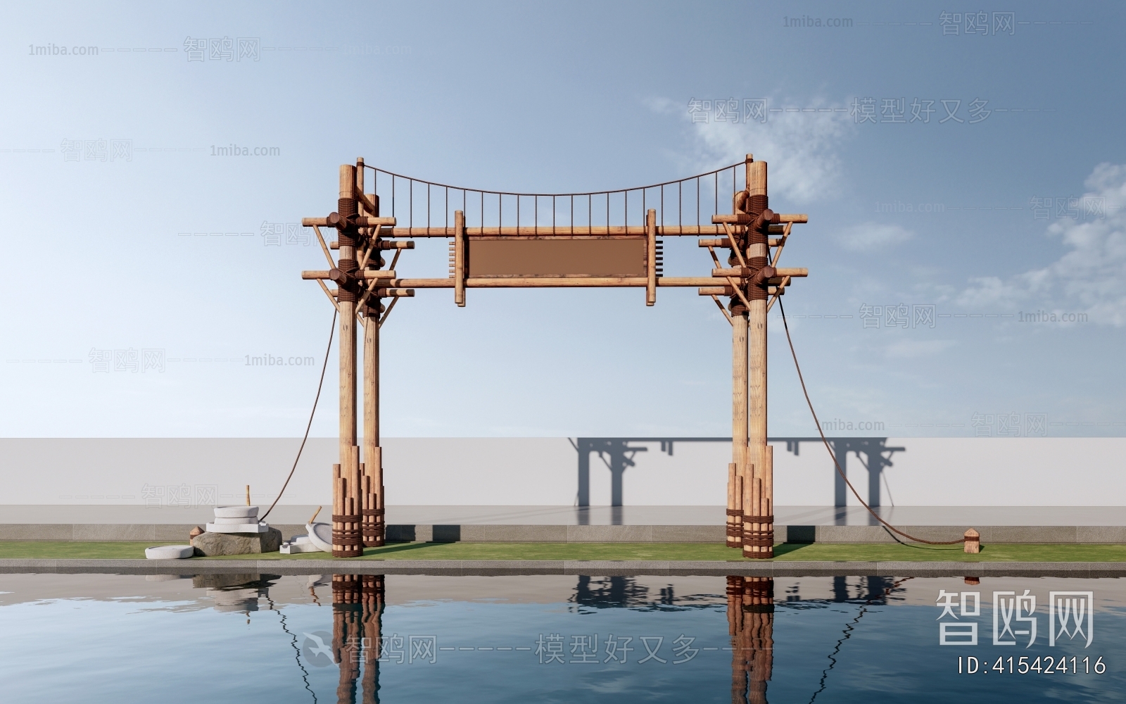 New Chinese Style Facade Element