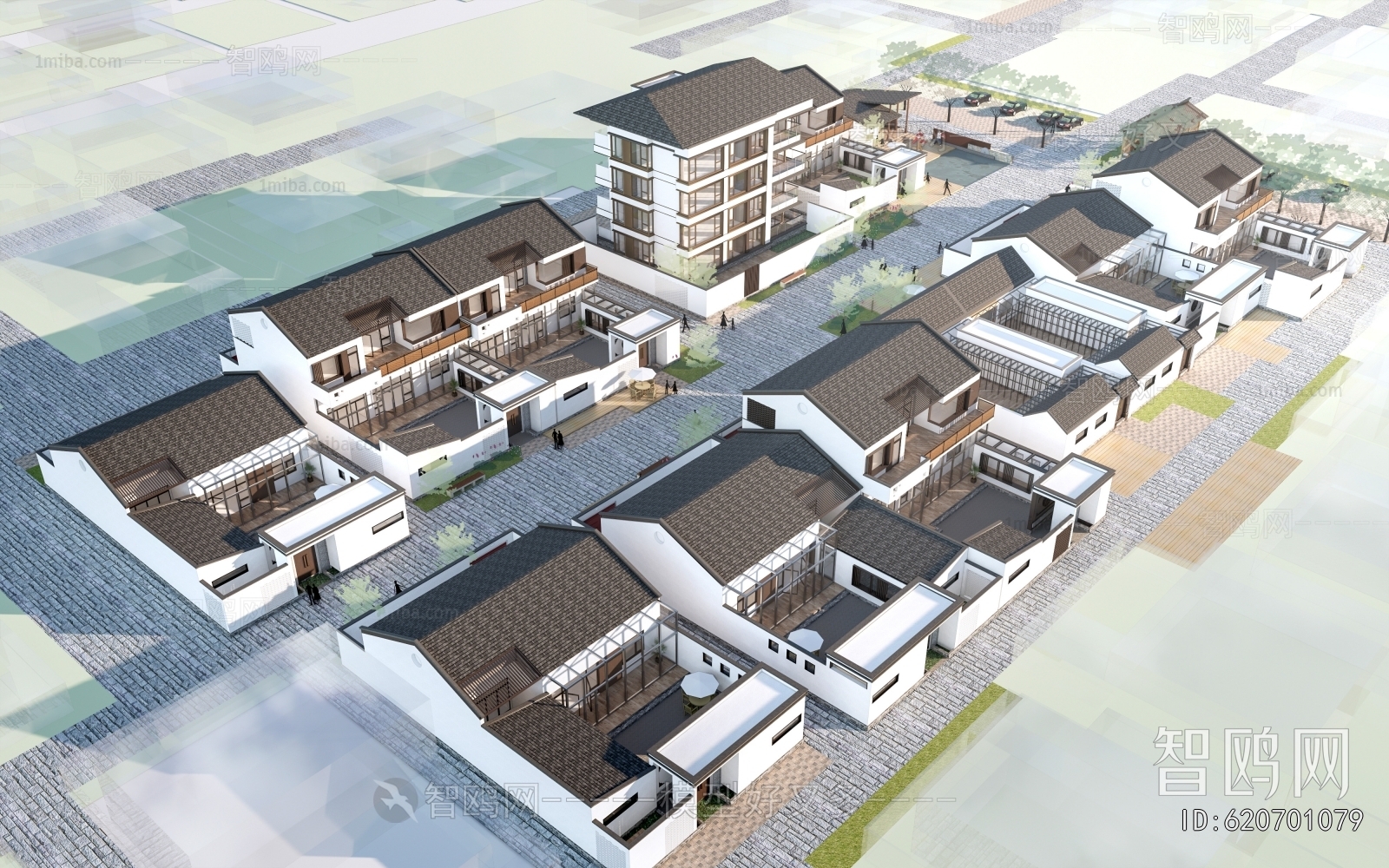 新中式农村自建房组合