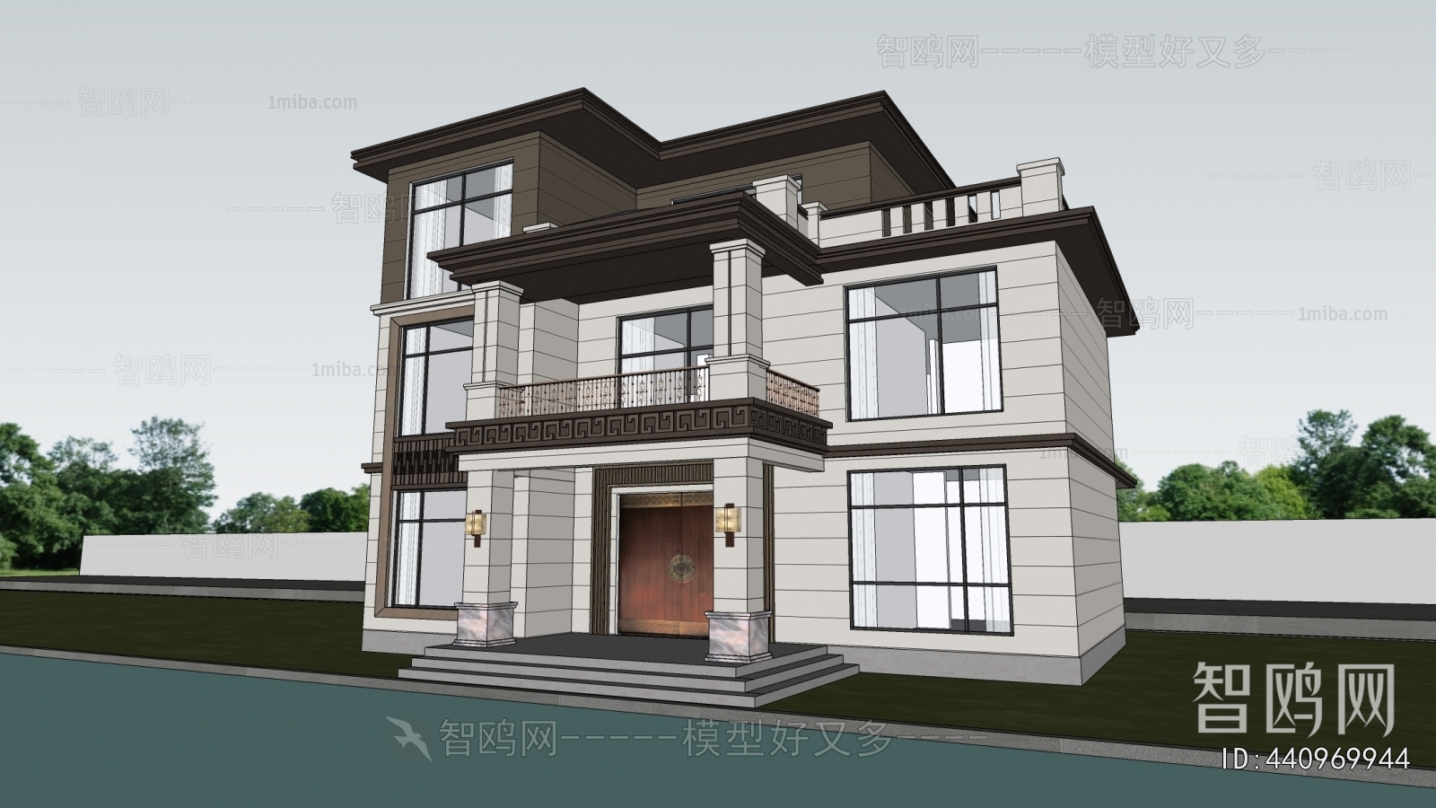 New Chinese Style Detached Villa