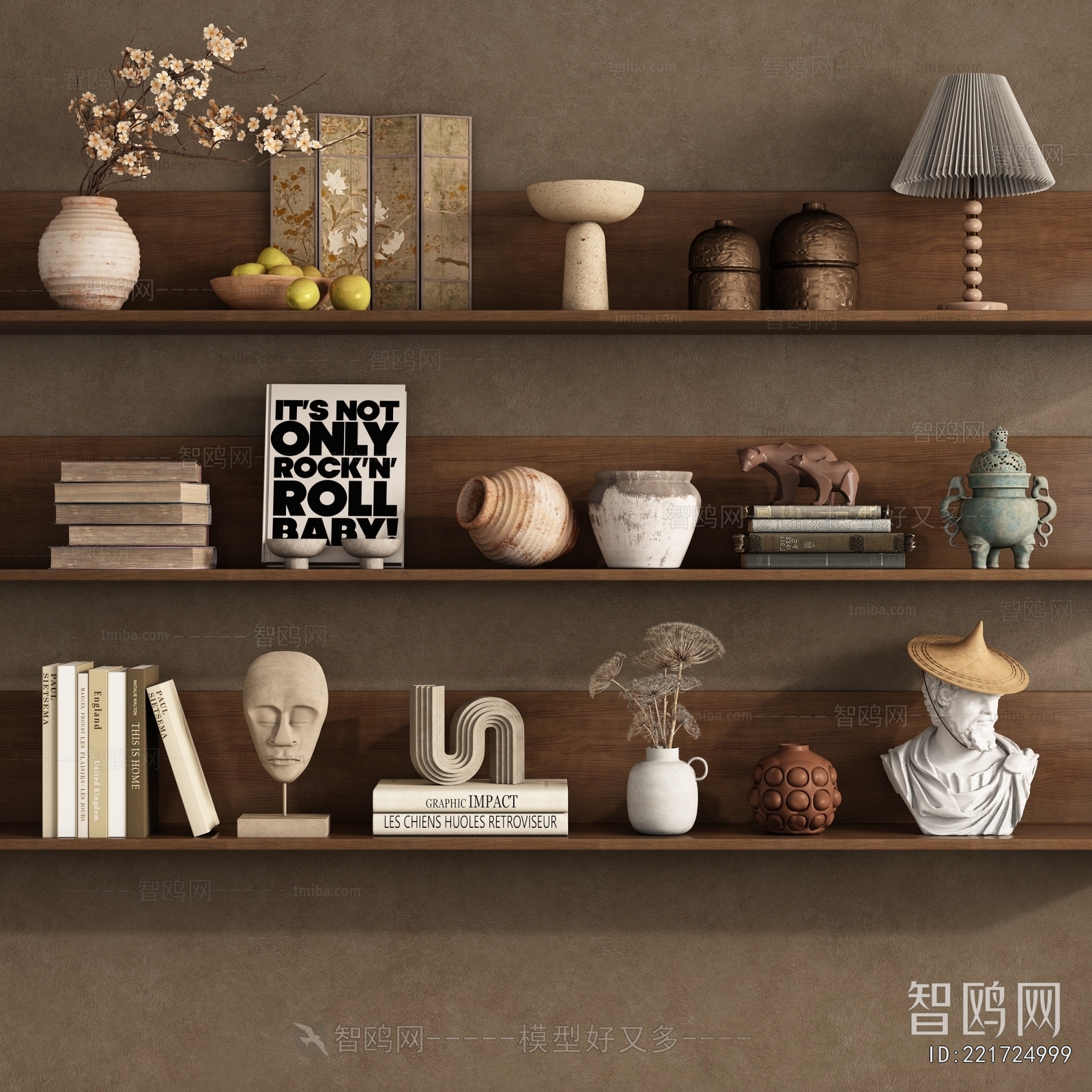 Wabi-sabi Style Decorative Set