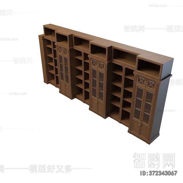 Simple European Style Bookcase