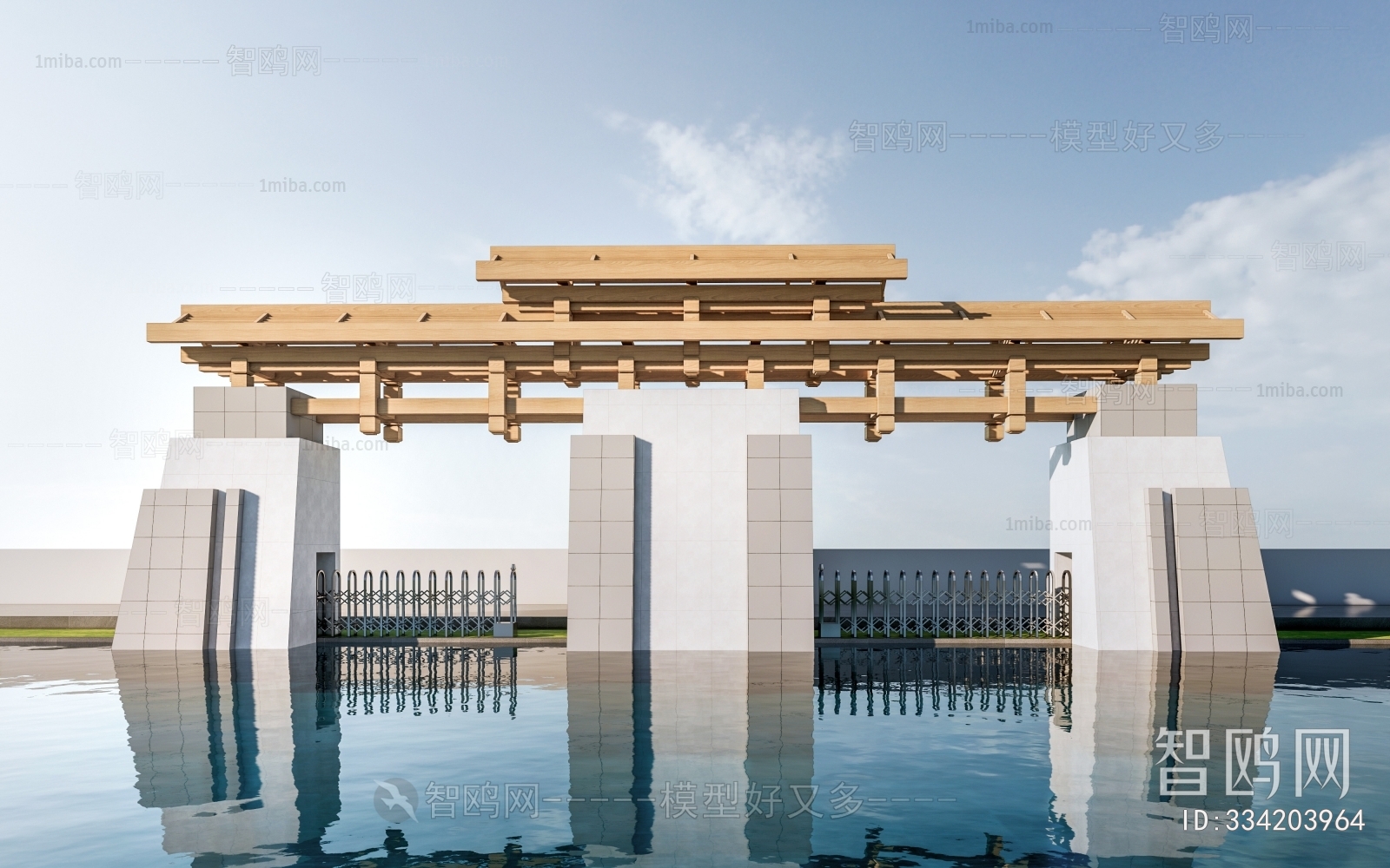 New Chinese Style Facade Element