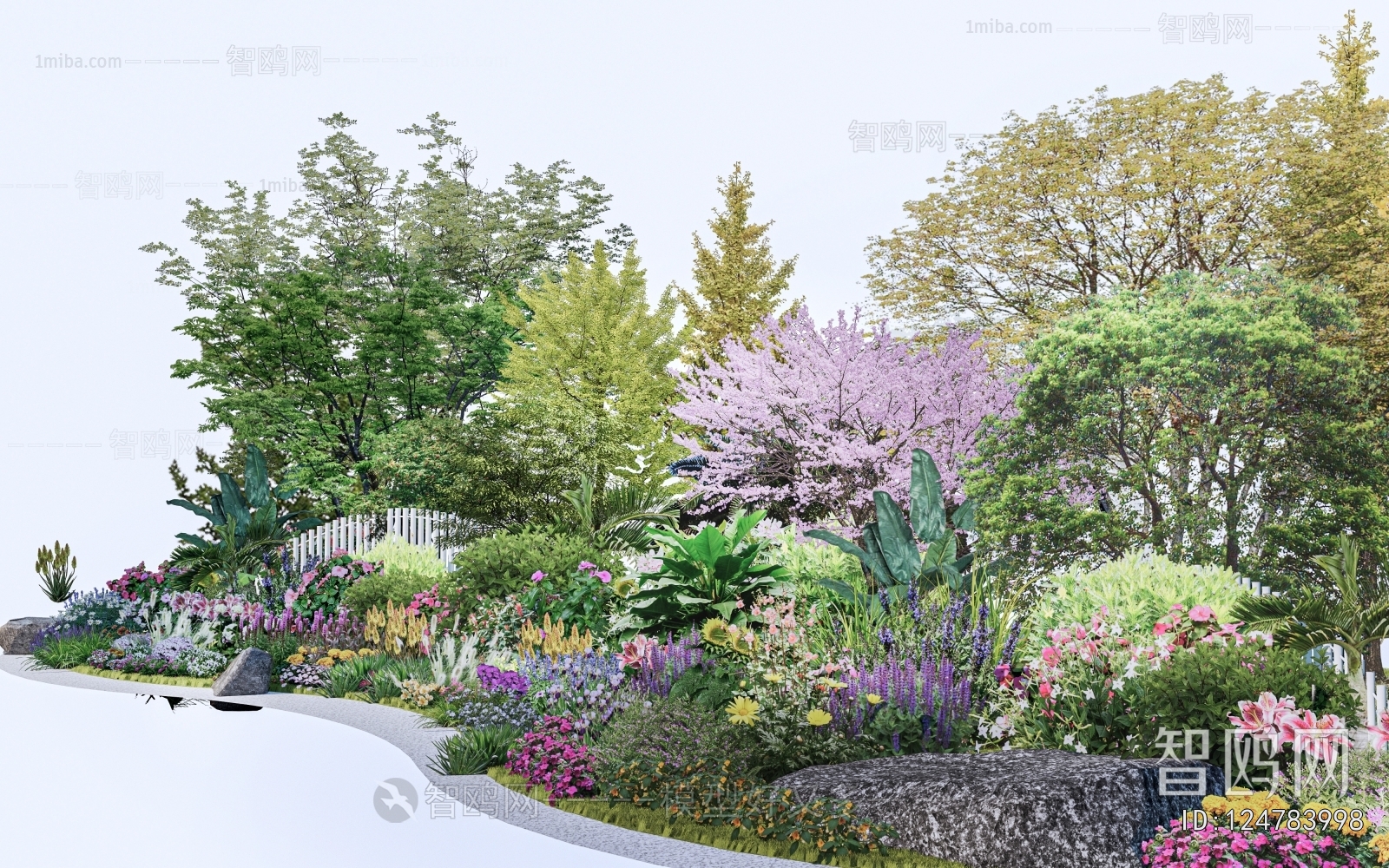 Modern Park Landscape