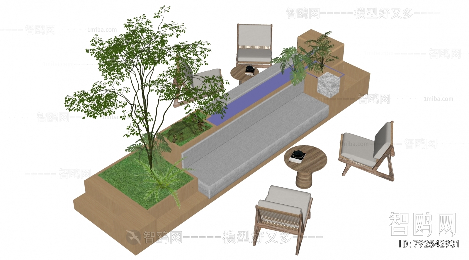 Modern Card Seat Sofa