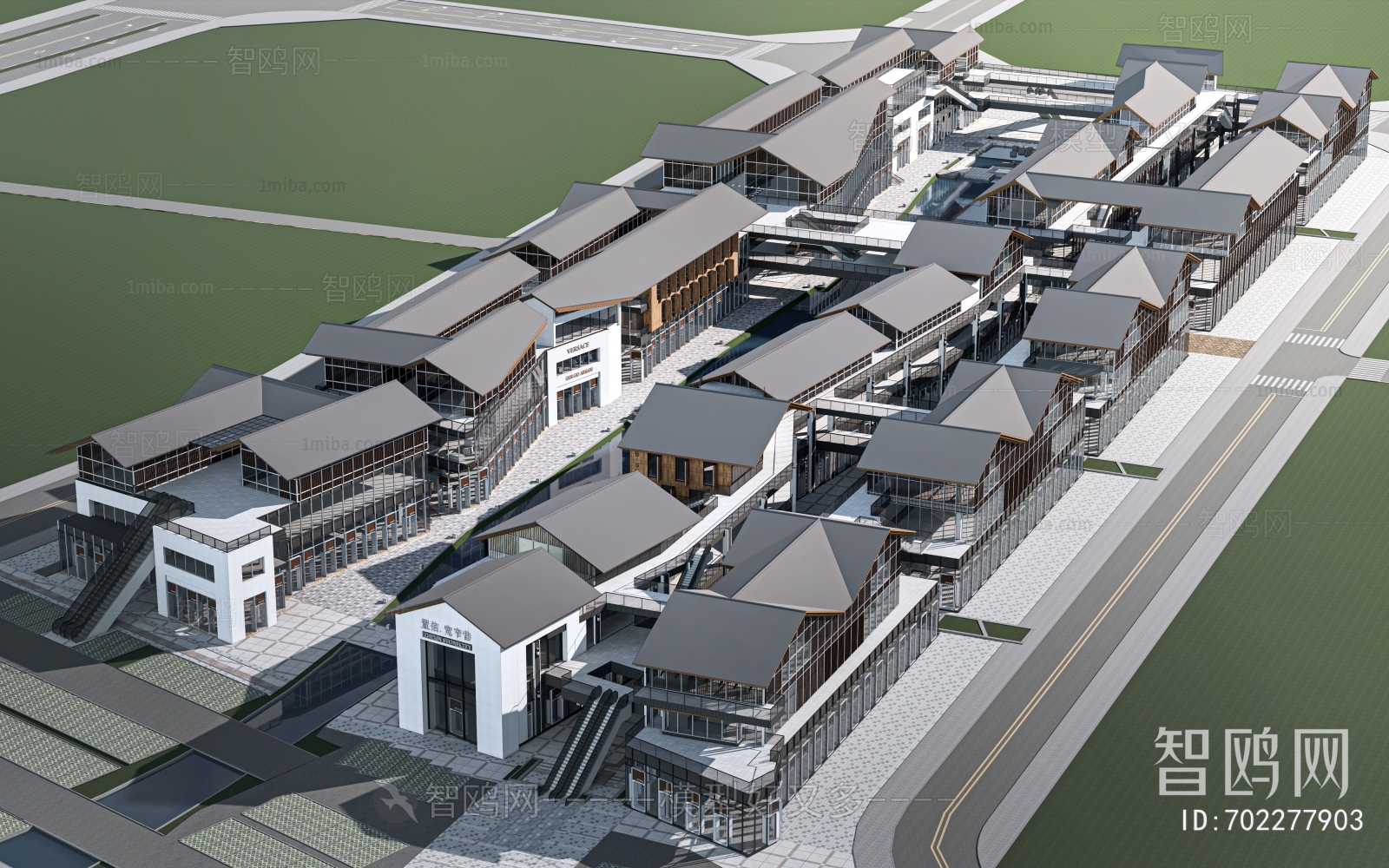 New Chinese Style Commercial Street